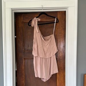 Lulu's blush pink one should tie romper